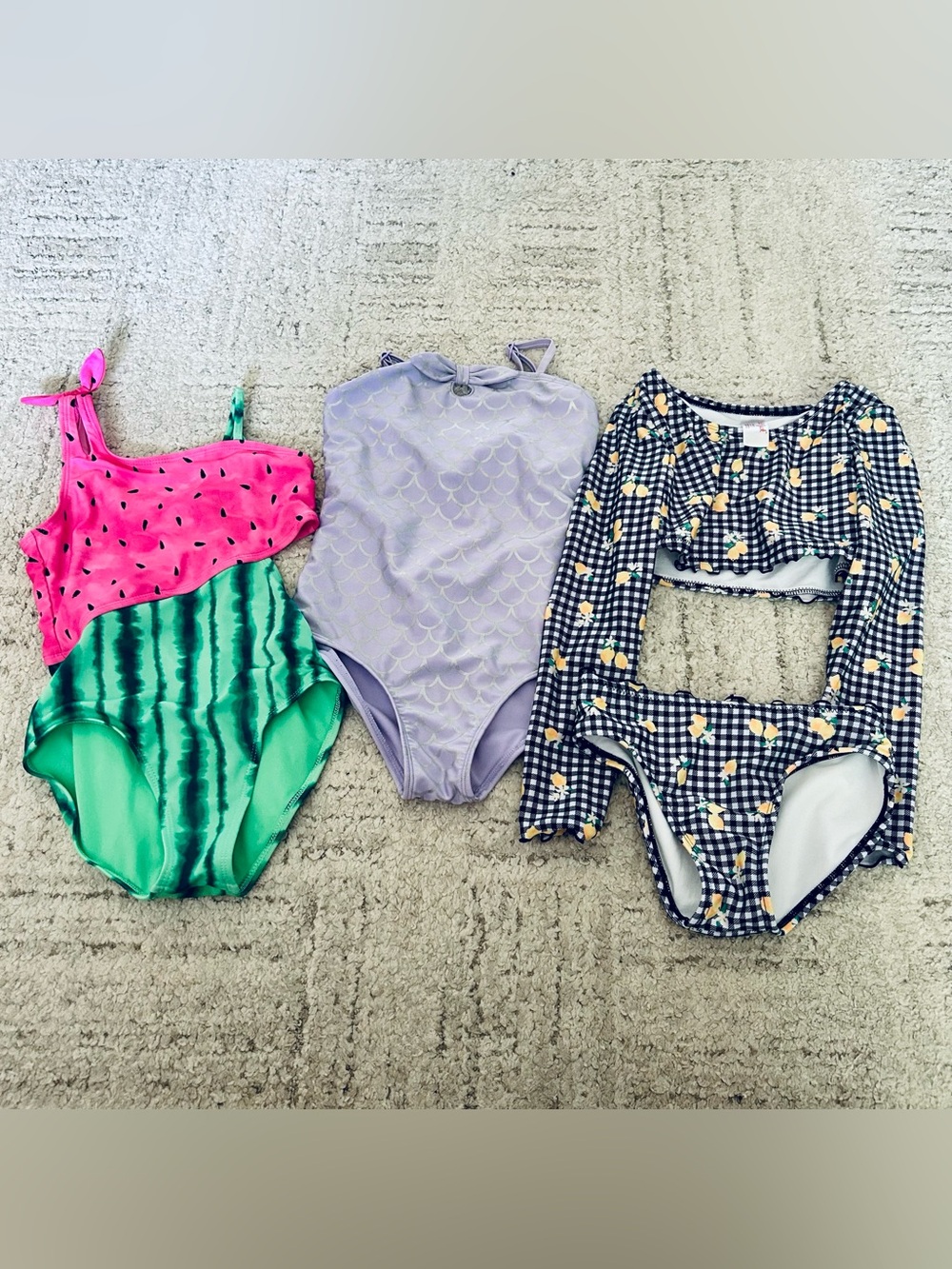 Cat & Jack Girls Bundle Swimsuit Size Medium